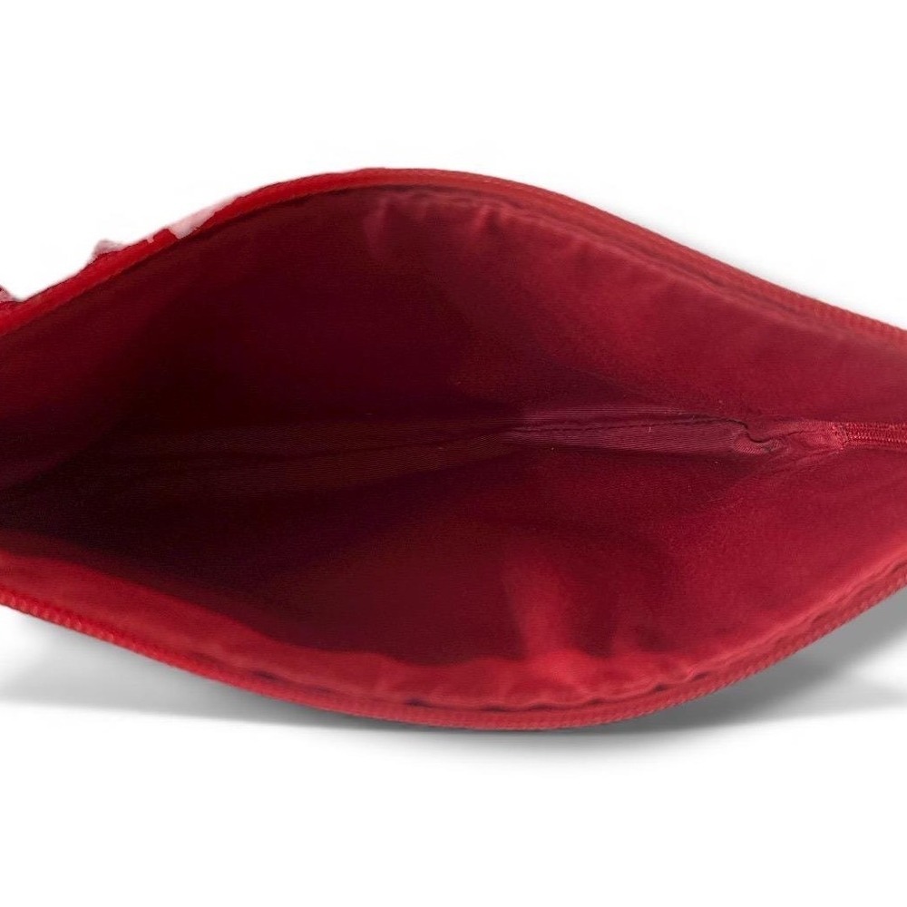 Coach Reversible Tote Bag Red Black Graphic Print Leather Interior Pouch - Picture 6 of 6